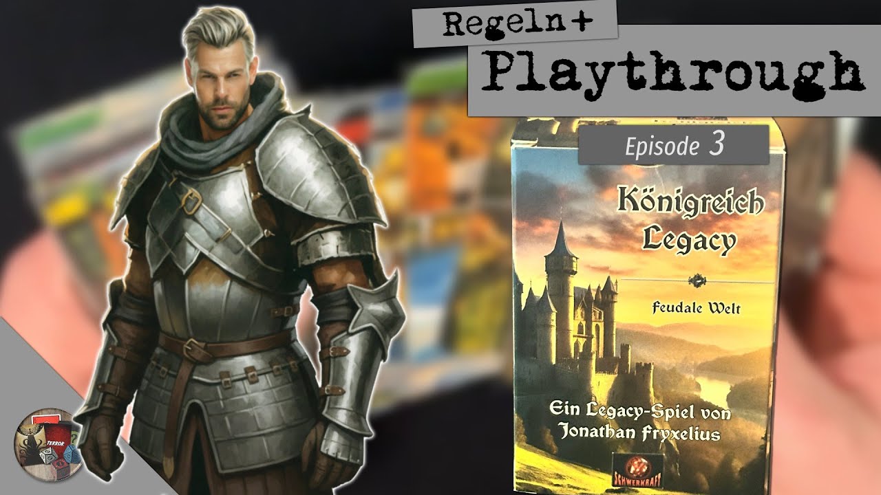 Königreich Legacy - Regeln + Playthrough  #3 - Richtiges Sauwetter! (Karten 43-46)