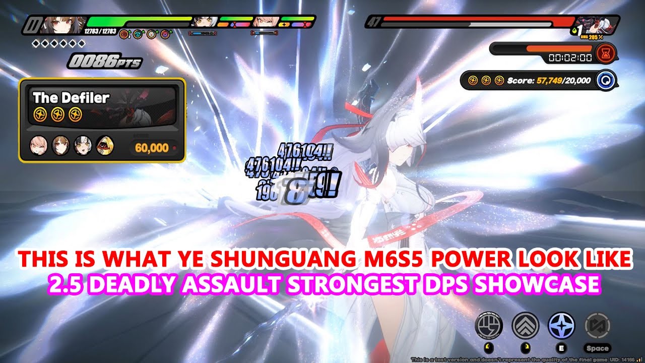 This is What Ye Shunguang M6S5 Power Look Like : 2.5 Deadly Assault Strongest DPS Showcase