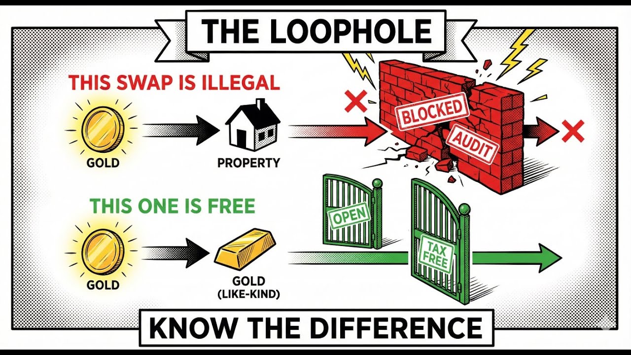 Can You Swap Silver For Real Estate Tax-Free? (The 1031 Myth) #Taxes #RealEstate #Silver #Gold #IRS