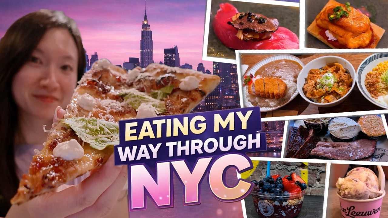 Summer in NYC | best bites in the city and BK & sightseeing (DUMBO, little island, & pebble beach)