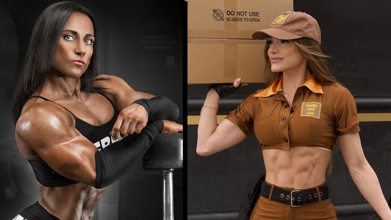 Fit Muscular Women flexing & Training - Muscle Girls FBB Compilation #6
