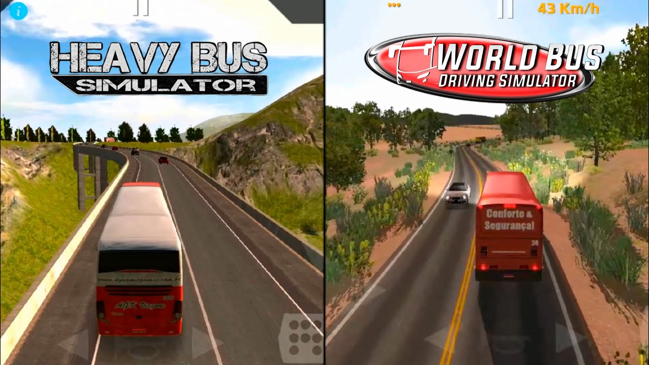 Heavy Bus Simulator vs World Bus Driving Simulator