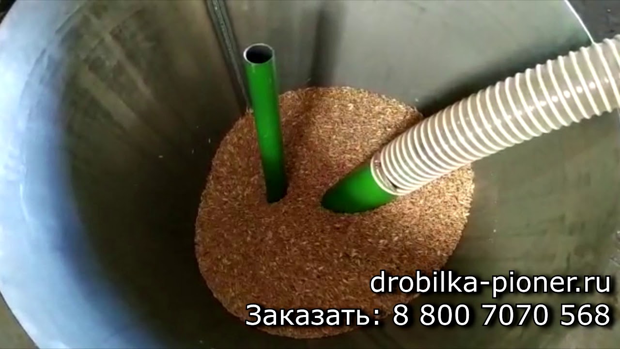 Испытание зернодробилки 