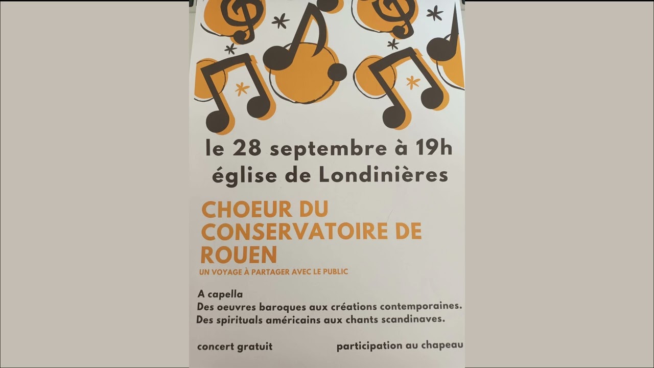 Concert A Capella - 28 septembre 2024 - Eglise de Londinières