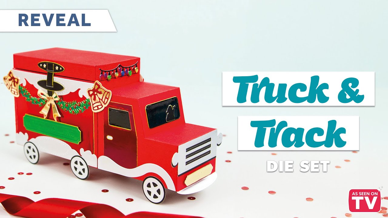 As Seen on TV: Truck and Track Christmas Die Set | Tonic Studios