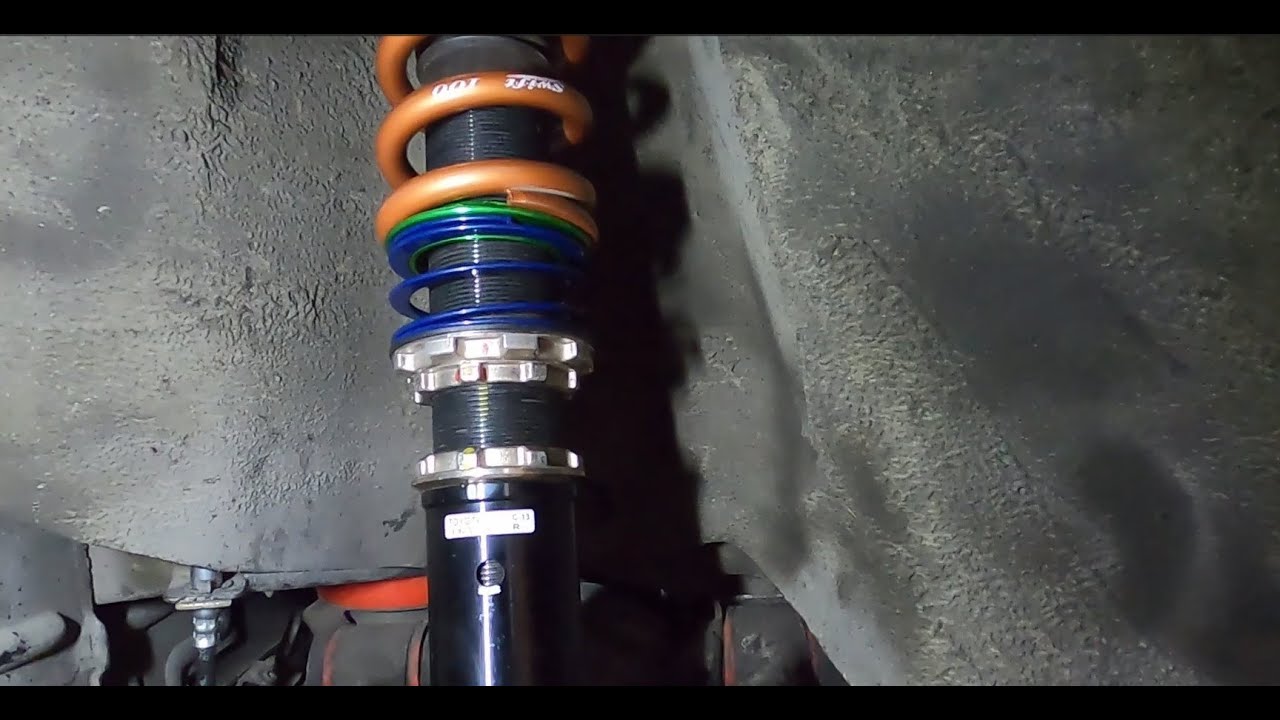 Adjusting BC Racing Coilovers with Helper Springs- 1987 Toyota Supra MK3