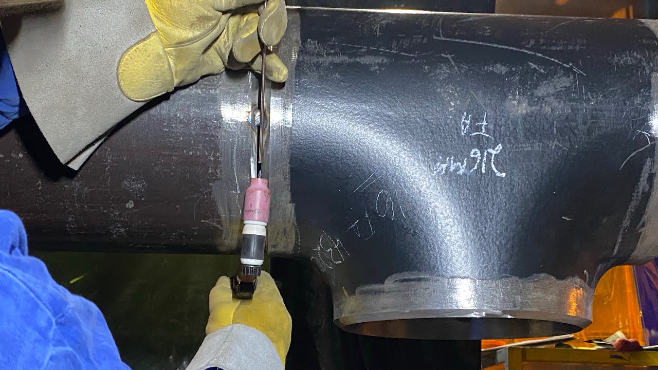TIG Welding a 10-Inch Carbon Pipe Like a PRO | Clean Root Pass & X-Ray Quality Pipes