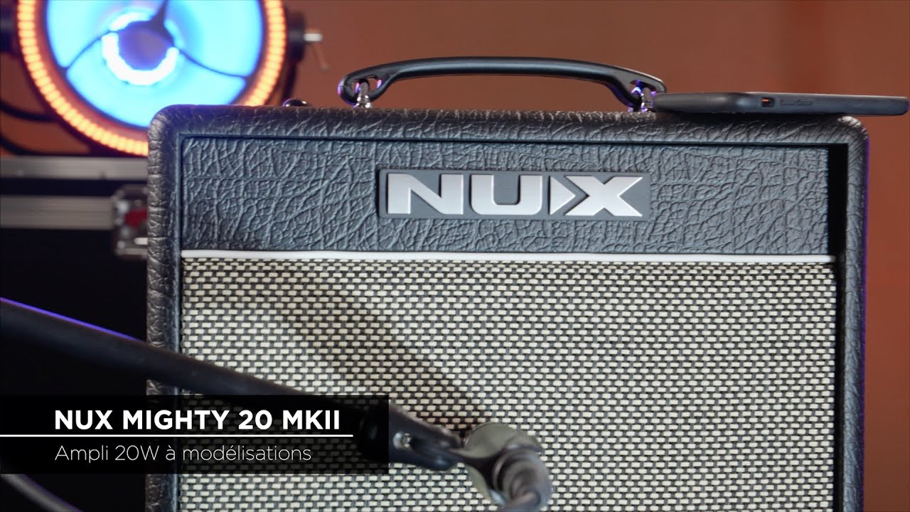 Ampli guitare à modélisation NUX MIGHTY 20 MKII (vidéo Algam Webstore)