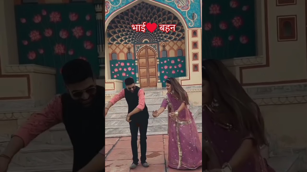 pili lugdi ka jhhala#brother #sister #rajasthani dance #shorts