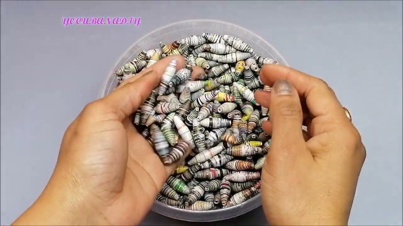 💎COMO HACER CUENTAS DE PAPEL / HOW TO MAKE PAPER BEADS