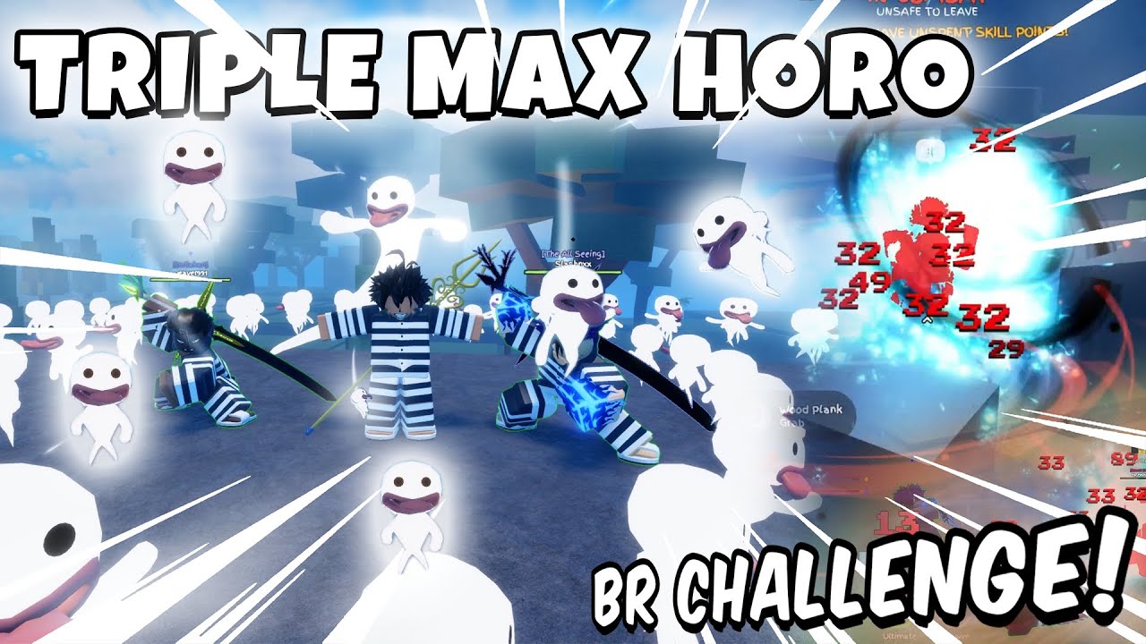 [GPO] Battle ROYALE TRIOS But WE HAUNT PEOPLE WITH HORO...?! | BR CHALLENGE