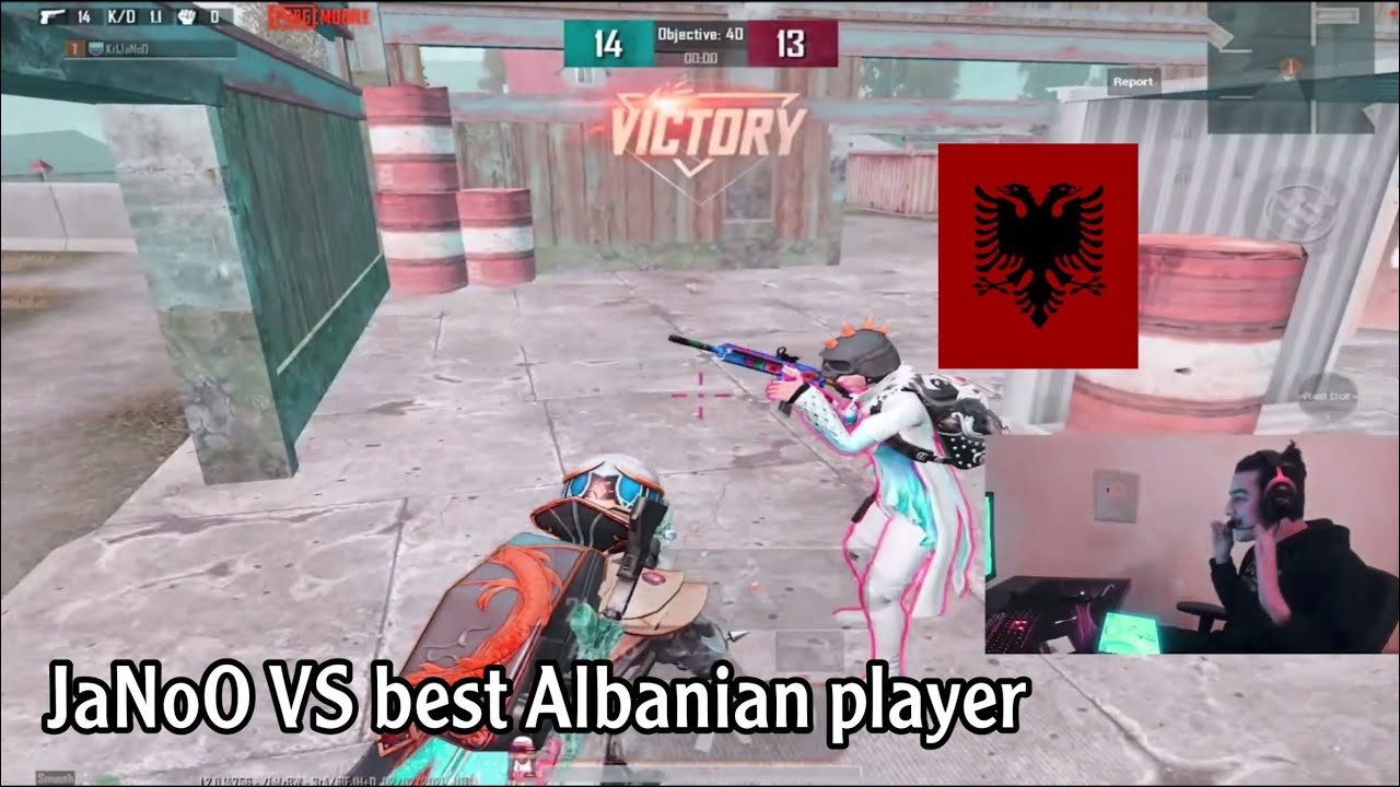 JaNoO VS best albanian player | PUBG MOBILE