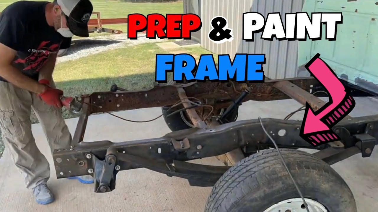 PREP & PAINT 1979 F100 FRAME/REAR END