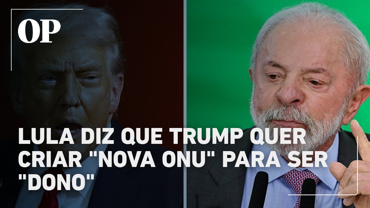 Lula afirma que Trump quer criar uma 'nova ONU' com ele próprio como 'dono'