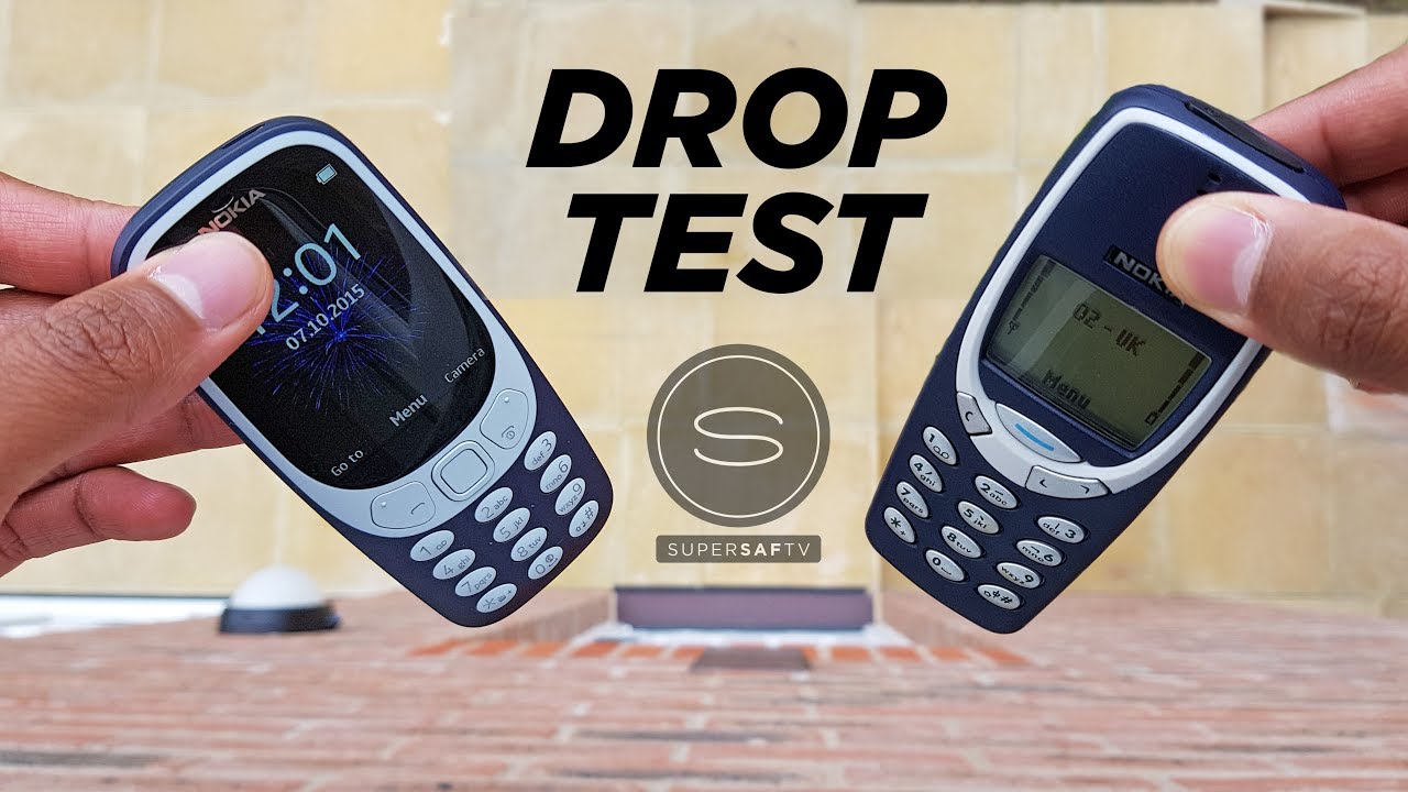 НОВЫЙ Nokia 3310 - тест на устойчивость к падениям против Оригинального Nokia 3310