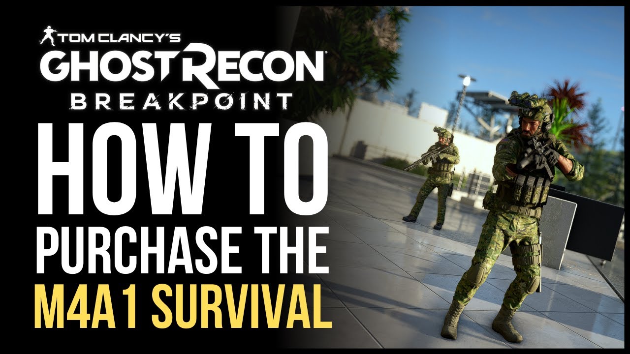 How to Buy the M4A1 Survival!! Plus my thoughts... - Ghost Recon Breakpoint