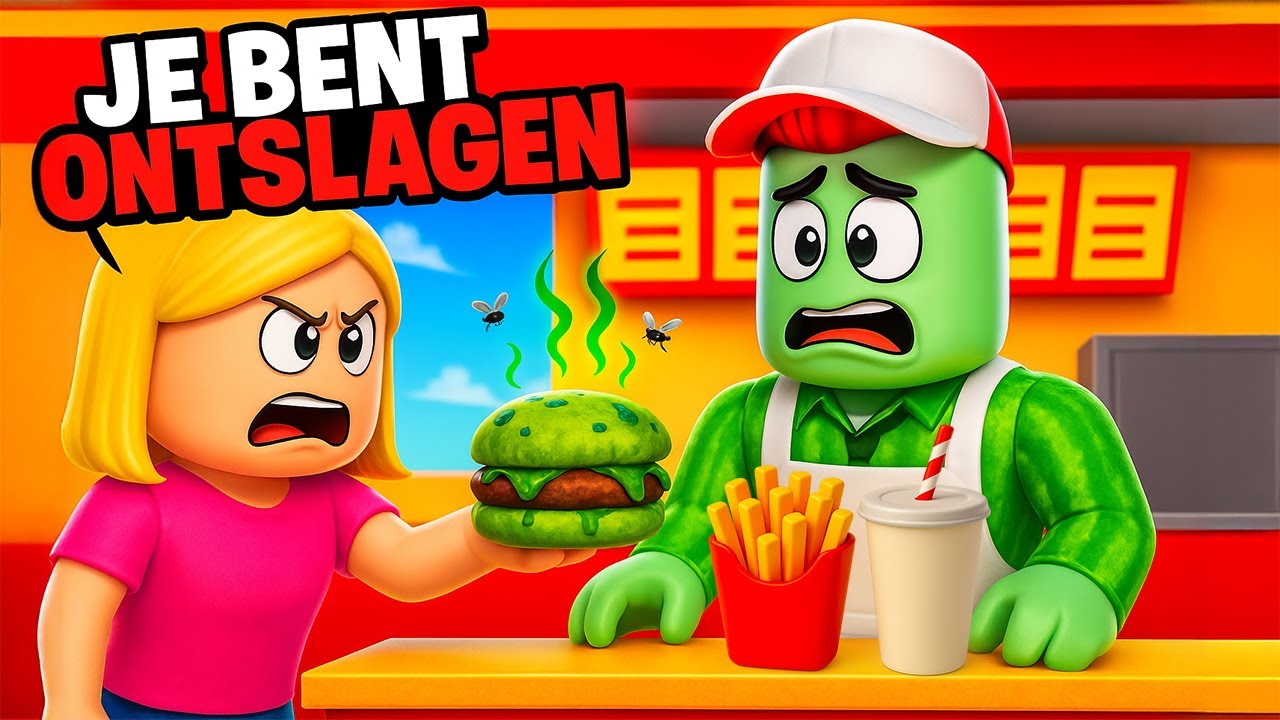 Job Zijn Eerste Baan In Roblox!