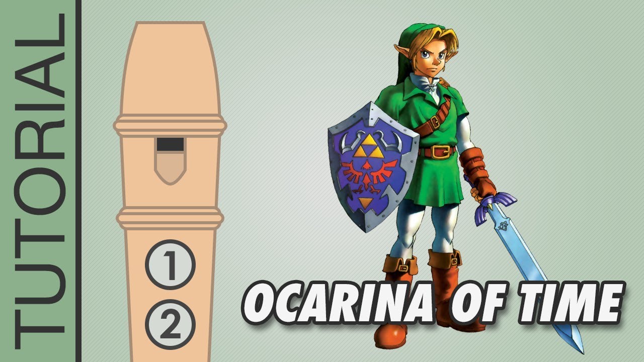 Zelda - Ocarina of Time - Title Theme - Recorder Tutorial