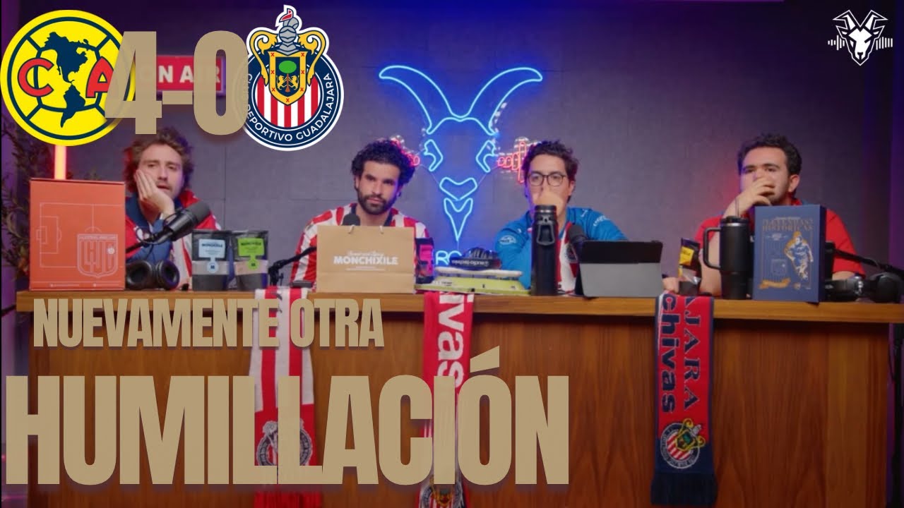 Reaccionando América 4-0 CHIVAS. Humillante.