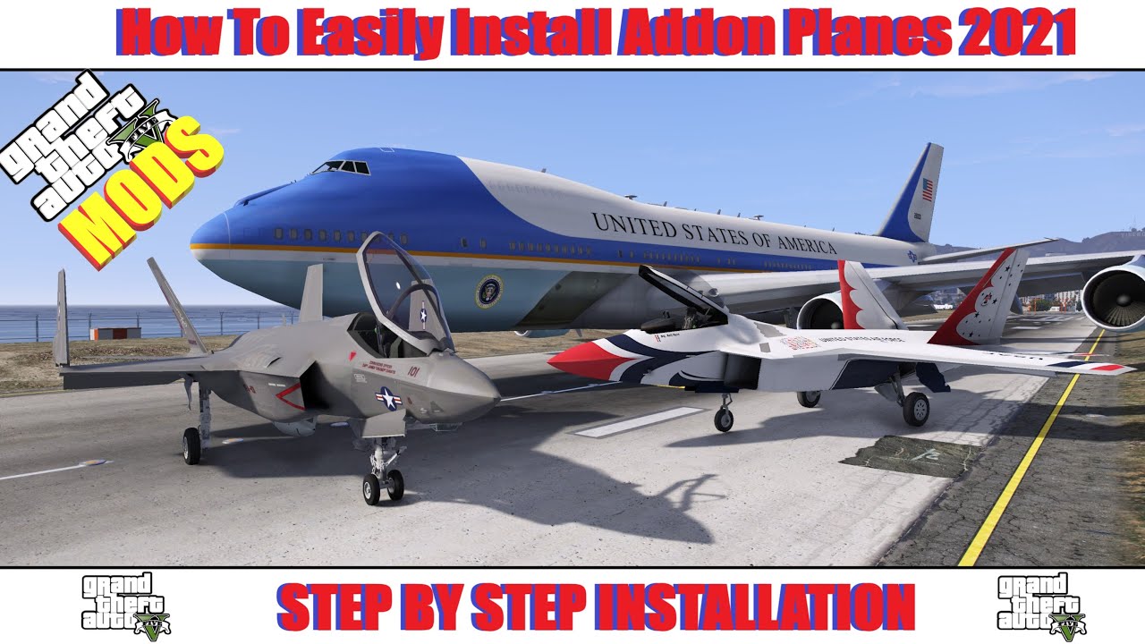 How To Easily Install Addon Planes (2021) GTA 5 MODS | #GTA5 #GTAV