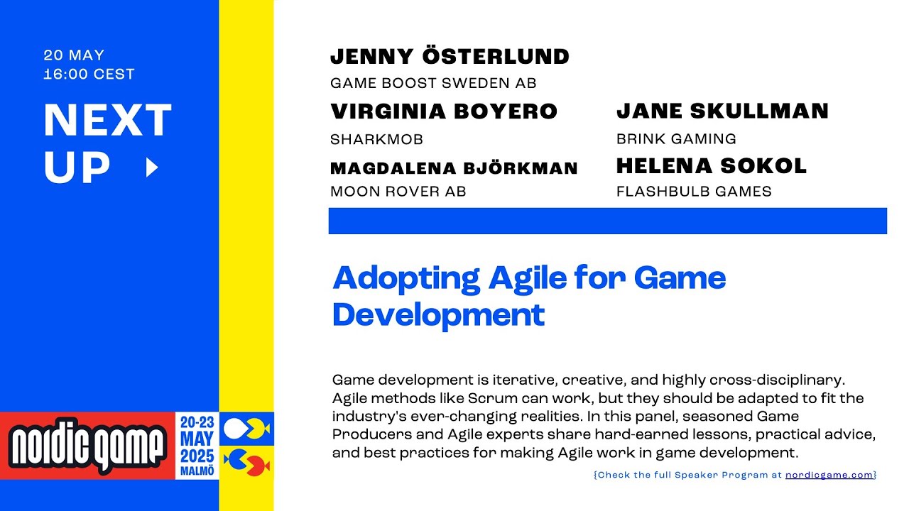 NG25 Panel: Adopting Agile for Game Development