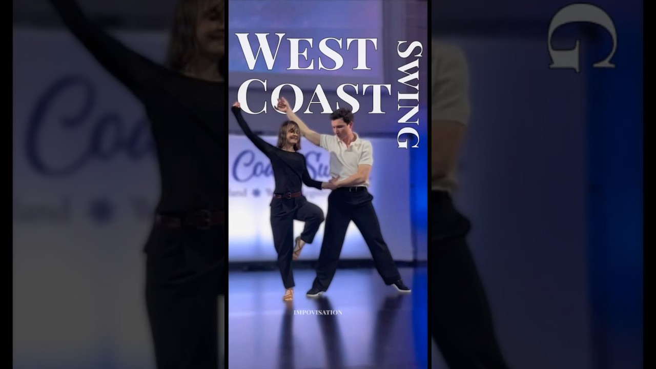 West Coast Swing Improvisation part 1  #semionmaria #westcoastswing #modernswing #improvisation #wcs