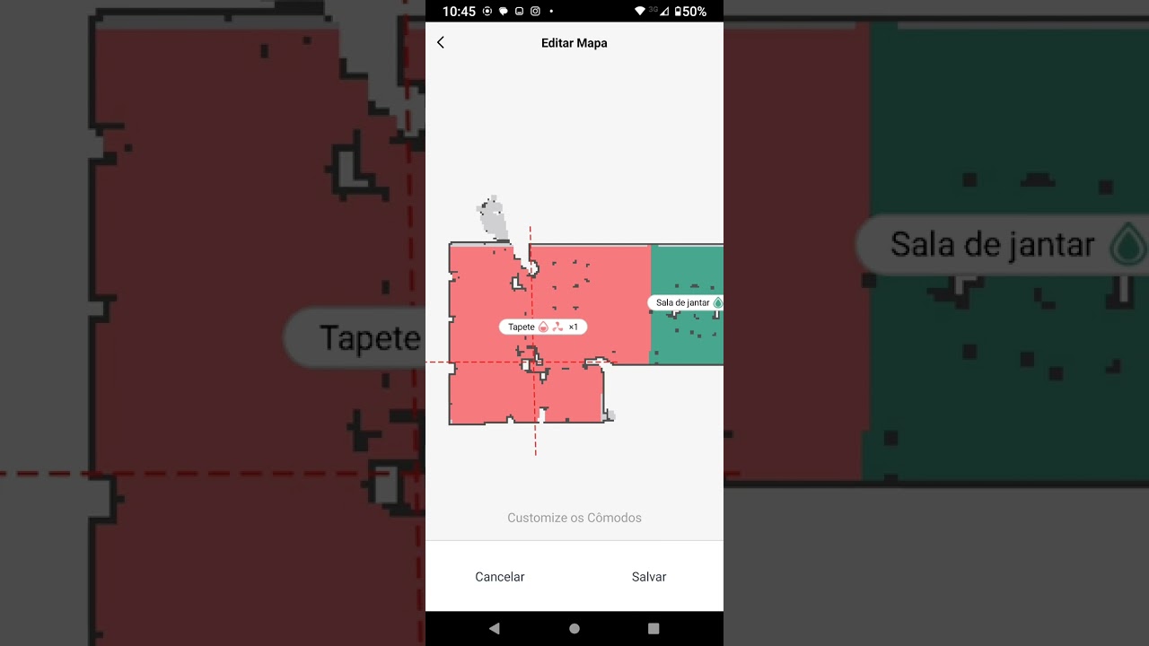 Como editar o mapa do Rob&ocirc; Aspirador ABIR X8