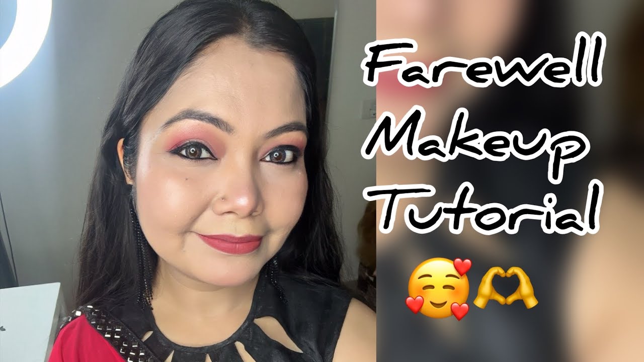 Farewell Makeup Tutorial 🤗❤️ #farewell #makeuptutorial #makeupartist #makeup 