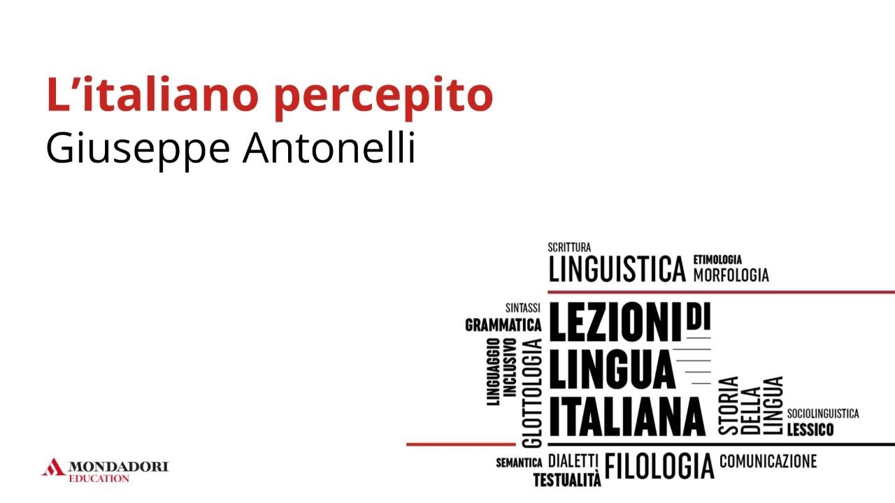 L’italiano percepito | Giuseppe Antonelli