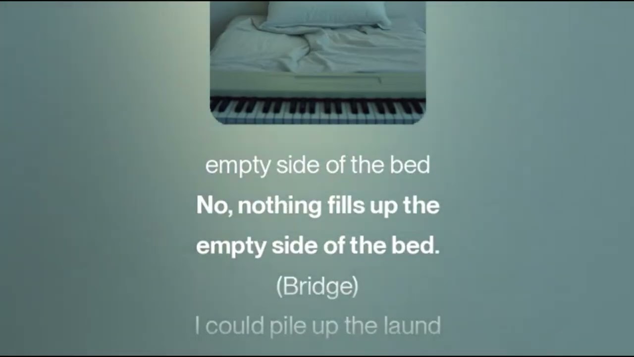 The Empty Side of the Bed