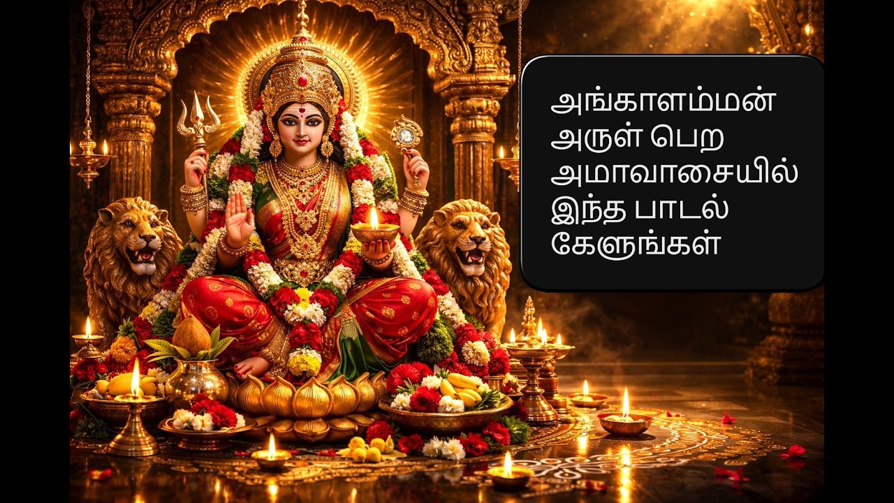 அங்காளம்மன் அருள் பெற அமாவாசையில் இந்த பாடல் கேளுங்கள் | Angalamman Kavasam