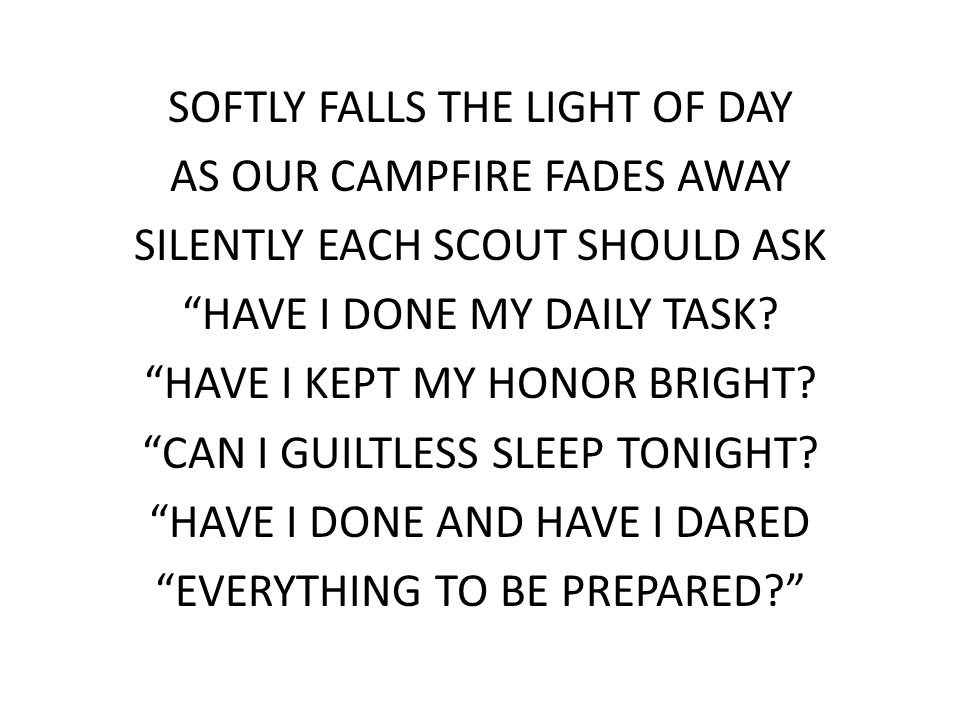 Scout Vespers