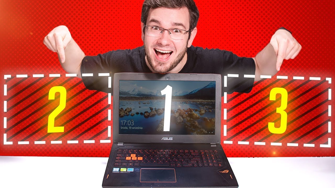 TRZY MONITORY DO LAPTOPA 👍