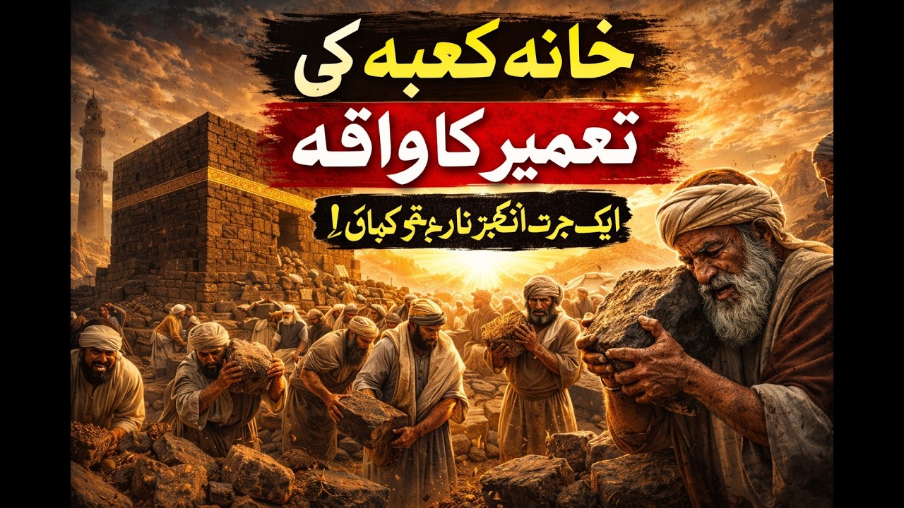 Khana Kaaba Ki Tameer Ka Waqia | Aur Khana Kaaba Ke Parton Ko Ag Kis Ne Lagai | Islamic Waqiy