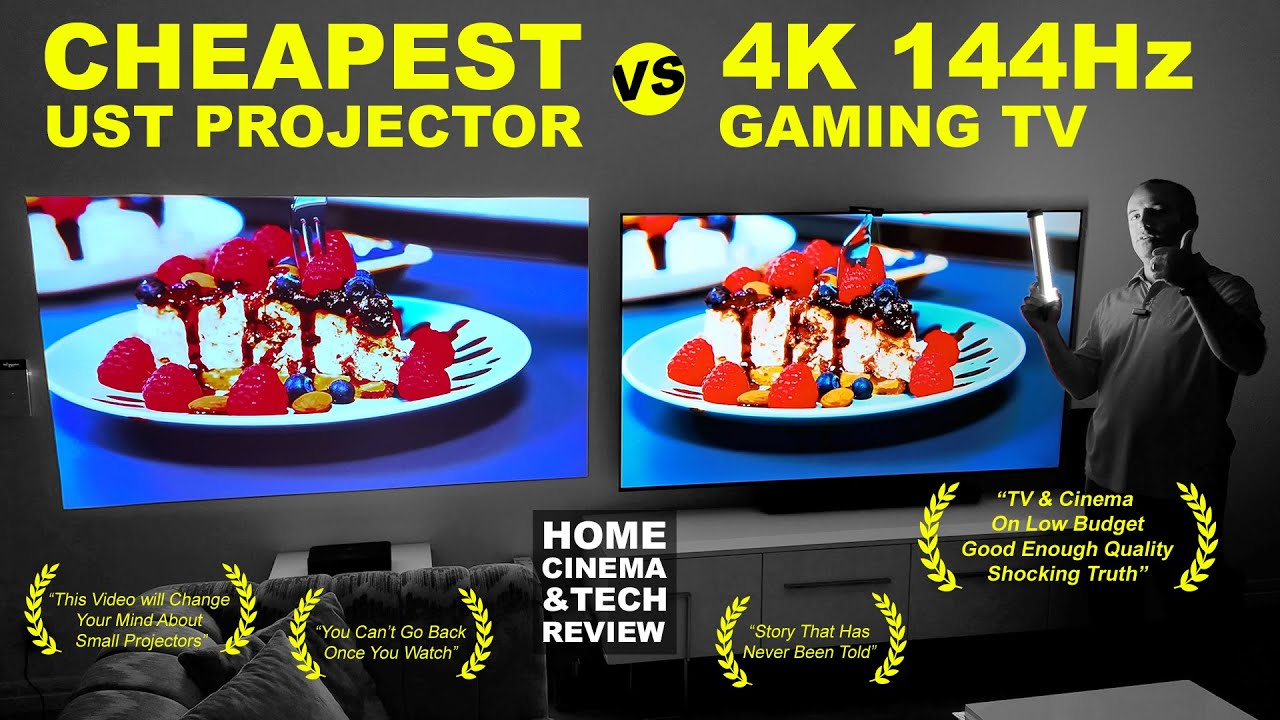 Cheapest UST Projector vs 4K Gaming TV Side By Side !