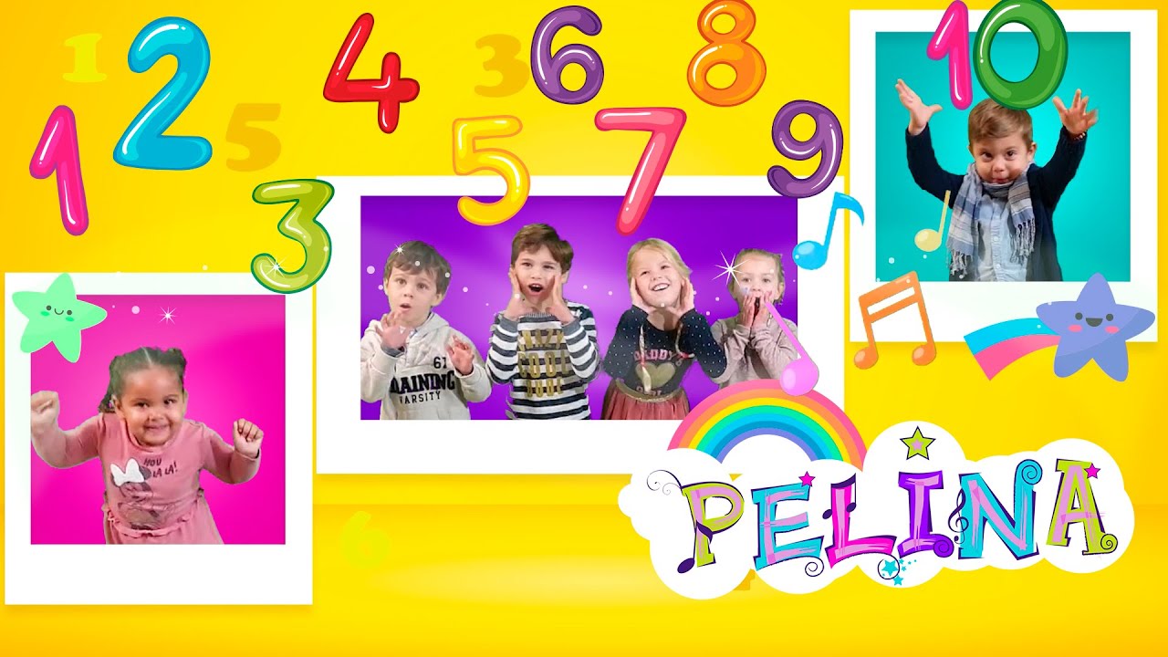 Els números de l'1 al 10, cançó infantil per a aprendre a comptar per als xiquets xicotets 👦👧