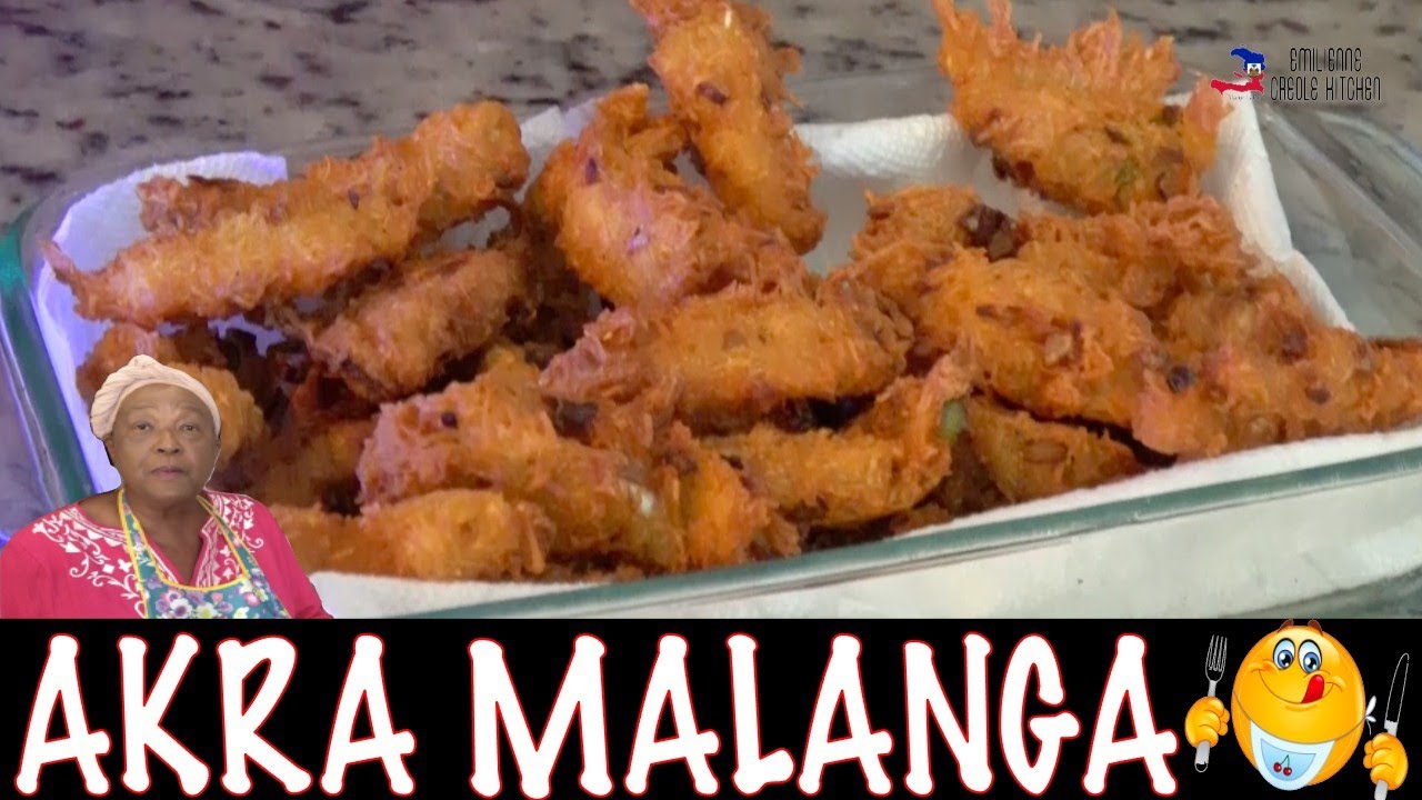 Vin Aprann Fè Akra | Haitian Accra | Akra Malanga #emiliennecreolekitchen