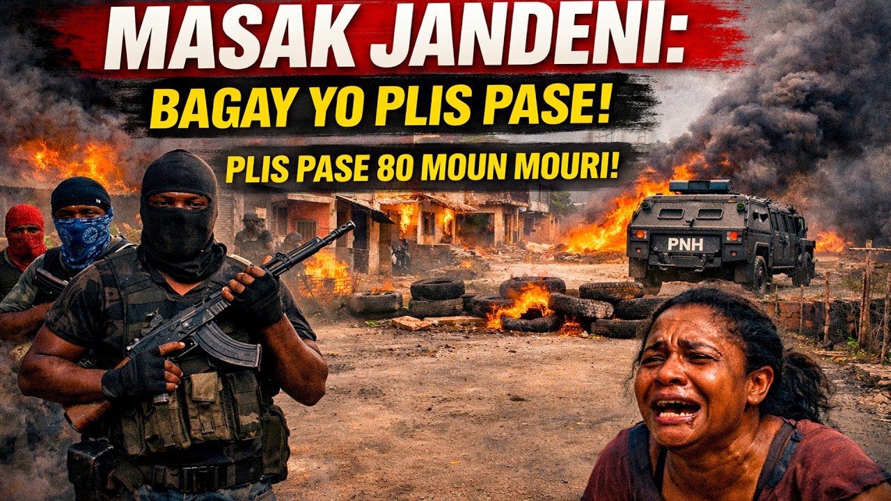 Masak Jandeni: Bandi savyen touye plis pase 80 moun.