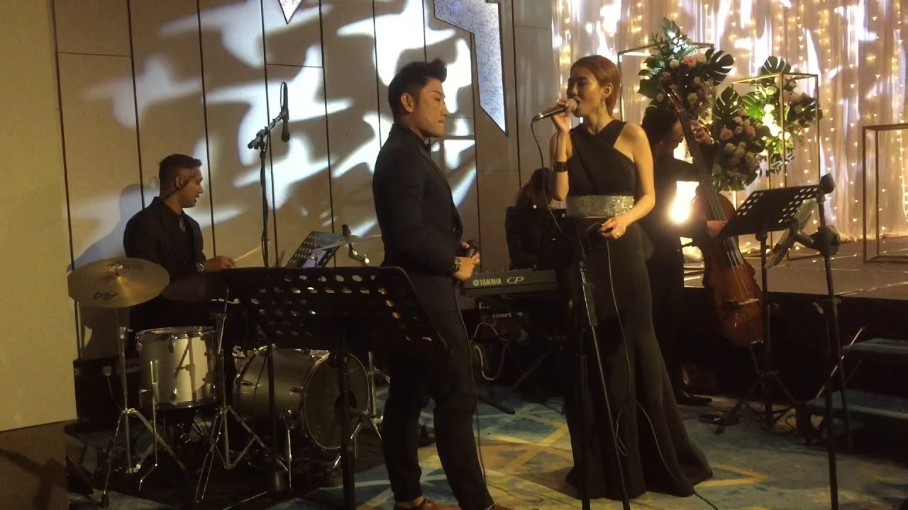 Sparkle Live Music - Alfred and Kewei sings Beauty and the Beast at Mongabong & Matthias wedding
