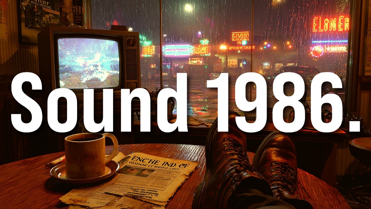 The Quiet Glow of 1986, \| Retro Synthwave for Late Night Study