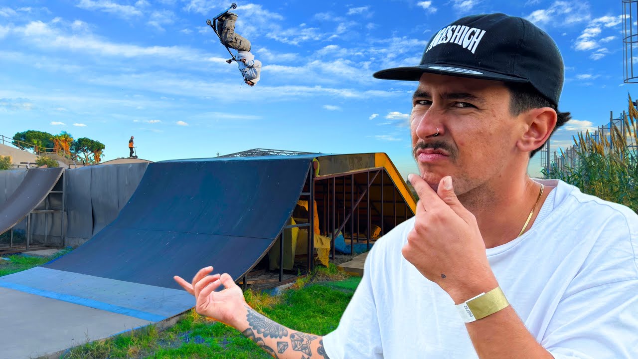 Le Enseño a Hacer Backflip con Scooter a un Famoso