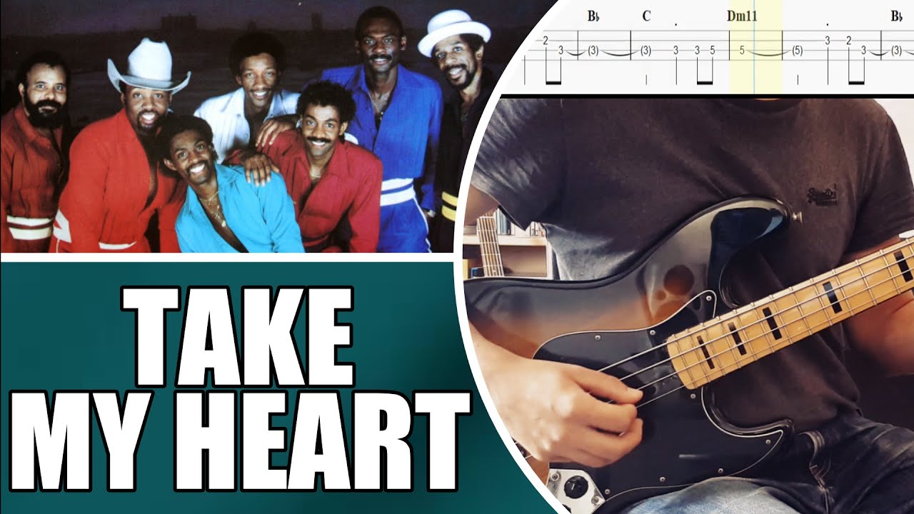 Take My Heart - Kool & The Gang | Bass cover with tabs #69
