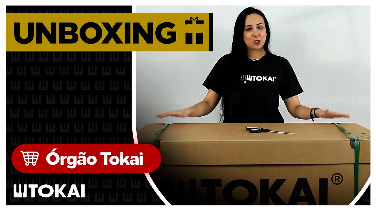 Unboxing: Desembalando órgão Tokai