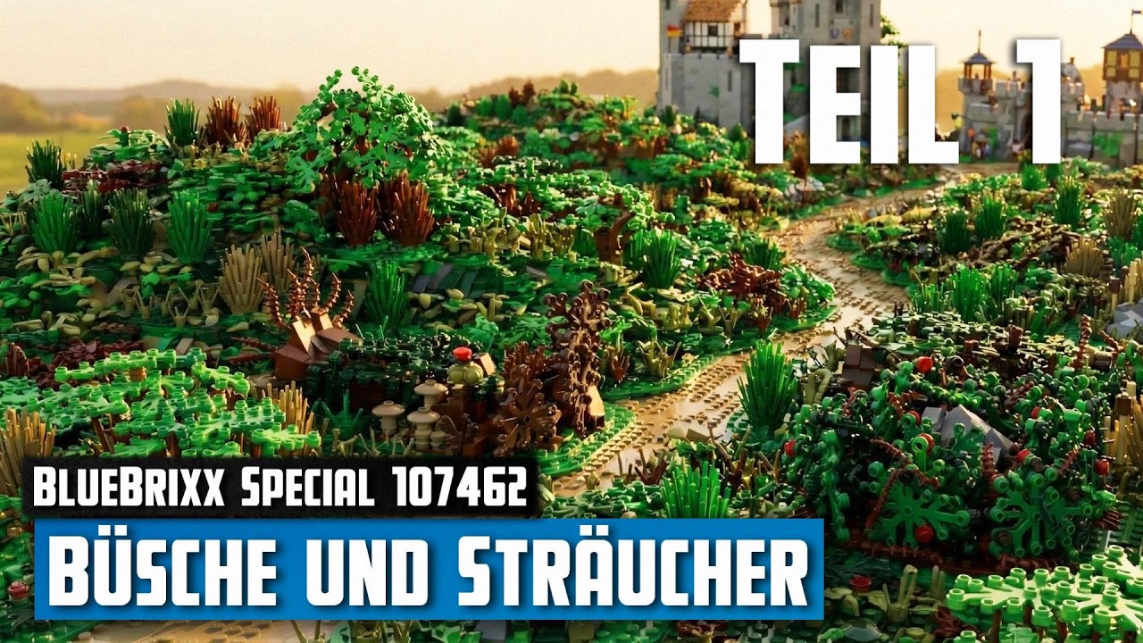 BlueBrixx Special 107462 - Büsche und Sträucher (2024) | Aufbau - Live-Bauen #1
