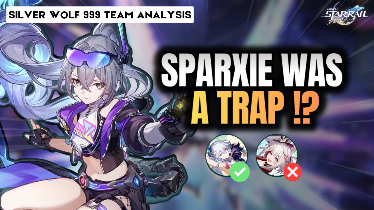 SILVER WOLF LV 999 doesnt NEED SPARXIE? SW lv 999 teams analysis | Honkai Star Rail