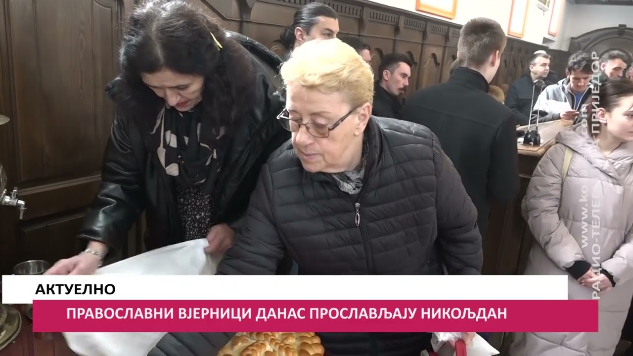 PRAVOSLAVNI VJERNICI DANAS PROSLAVLJAJU NIKOLJDAN