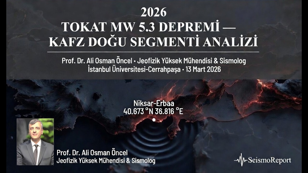 Tokat Depremi  Uyarı Sarsıntısı