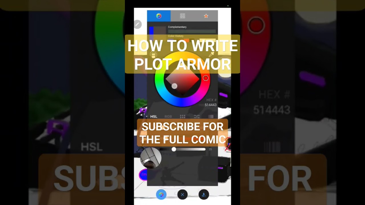 HOW TO WRITE PLOT ARMOR #comics #art  #shorts