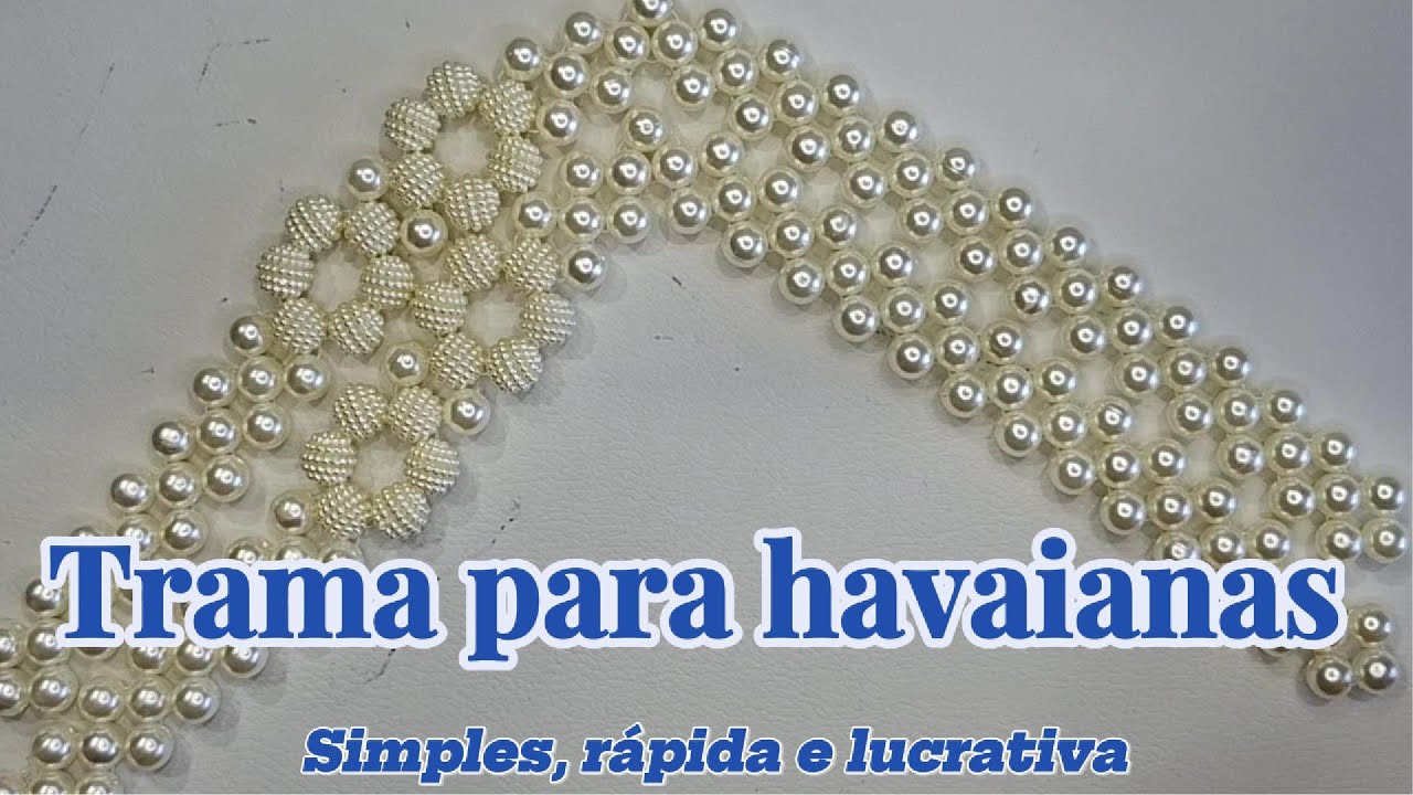 Trama em perólas