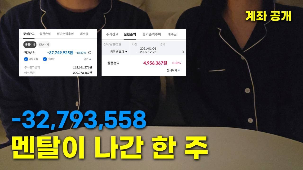 경제적 자유를 꿈꾸며 주식과 비트코인 투자에 올인하는 30대 맞벌이 신혼부부 멘탈이 나간 한 주